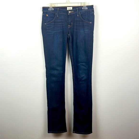 Hudson Carly flap straight leg dark wash size 26 jeans - Picture 1 of 10